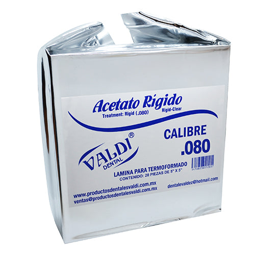 ACETATO RIGIDO .080 PIEZA VALDI