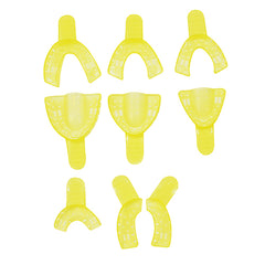 Juego de cucharillas plasticas C/10 pzas - Adulto - amarillas